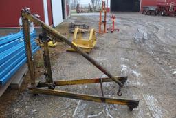 HOMEMADE CHERRY PICKER WITH HYD CYLINDER