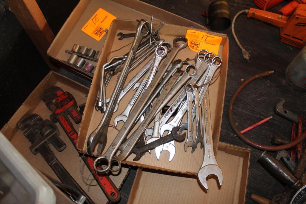 OPEN END AND BOXED END WRENCHES, METRIC AND STANDARD