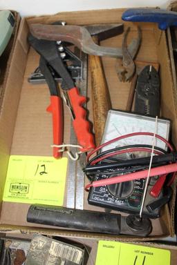 POP RIVITER; HAMMER, WIRE STRIPPER AND MORE