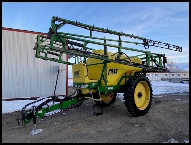 2012 Fast 9613 PT Sprayer, 1350 Gal Poly Tank, 90' Booms, TeeJet Triple Nozzle Bodies, 4 Section