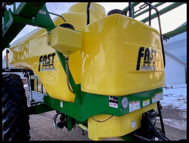 2012 Fast 9613 PT Sprayer, 1350 Gal Poly Tank, 90' Booms, TeeJet Triple Nozzle Bodies, 4 Section