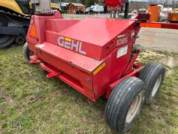 Gehl 1085 Pull Type Forage Harvester with TR3038 2X30 Corn Head, HA1210 7’ Hay Pickup