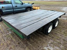 100” X 10’ Tandem Axle Flatbed Trailer