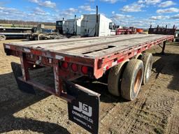 1989 Dorsey 96” X 45’ Flatbed Trailer Adjustable Tandem Axles