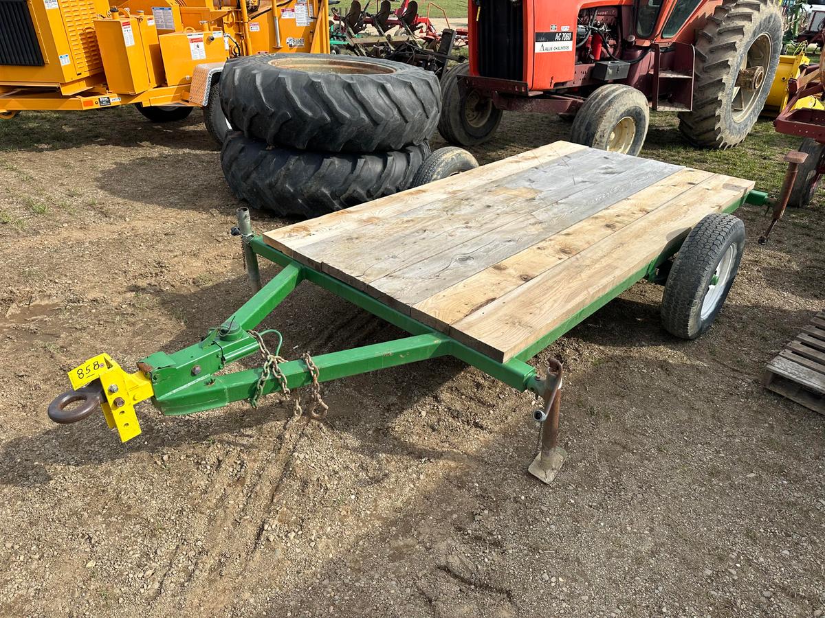 58” X 112” Pintle Hitch Trailer With Surge Brakes