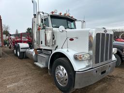 2009 Peterbilt 388 Factory Day Cab Tandem Axle Road Tractor