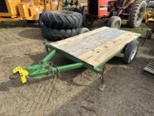 58” X 112” Pintle Hitch Trailer With Surge Brakes