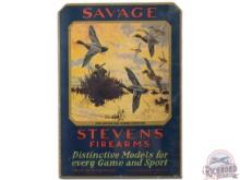 Savage Stevens Firearms For Upland And Marsh Shooting Cardboard Sign