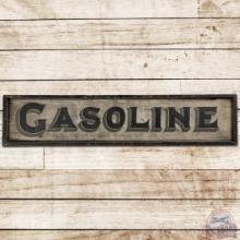 Early Gasoline Double Sided Wooden Trade Sign