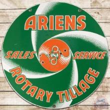 Ariens Rotary Tillers Sales Service DS Porcelain Sign