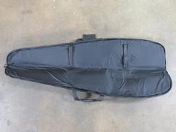 Very Nice Brand New Black Leather Rifle Case GEAR