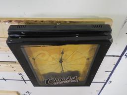 Coors Original Battery Operated Clock from the 90's BAR TAVERN BEER SIGNS