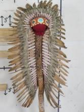 Indian Headdress Contemporary, Stand not included