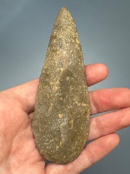 4 1/8" Quartzite Knife Blade, Found in New York State, Ex: Dave Summers Collection