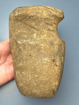 Larger and Heavy 6 1/2" Axe, 3/4 Grooved, Found in Burlington Co., NJ