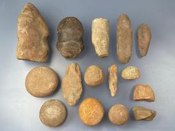 Box Lot of Tools, Axes, Pestles and More, Found in Mantua, Gloucester Co., NJ