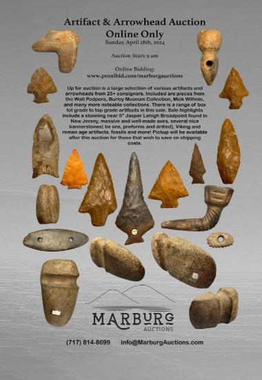 Artifact, Arrowhead Auction- Marburg Auctions