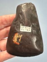 Impressive 3 1/4" Hematite Celt, Highly Polished Bit, Found in Missouri, Ex: Bob Sharp, Walt Podpora