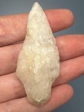 2 3/8" Quartz Poplar Island w/Translucent Vein, Found in Lehigh Co., PA, Ex: Mingle, Cicero Collecti