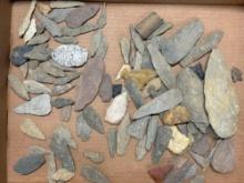 Nice Lot of Points, Blades, Argillite Mainly, Found in Willowbrook, NJ Near the Petticoat Bridge, Lo