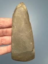 Nice 4" Celt, Found in Lycoming Co., PA, Ex: Kauffman Collection