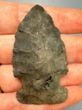 2 1/4" Side Notch Otter Creek Point, Found in New York, Ex: Dave Summers Collection