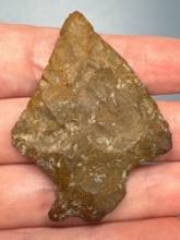 2" Muli-Tone Jasper Perkiomen, THIN, Found in Northampton Co., PA by the Burley Family, Ex: Burley M