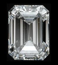 GIA CERTIFIED 0.4 CTW F/SI1 EMERALD DIAMOND