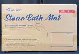 Graplife Stone Bath Mat Diatomaceous Earth Shower