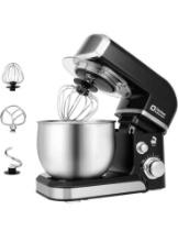 Kitchen in the box Stand Mixer,3.2Qt Small Electric Food Mixer,6 Speeds Portable Lightweight Kitchen