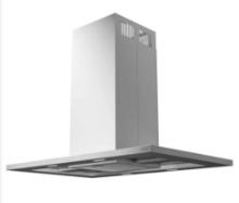 Zephyr Europa Modena Series 36" Island-Mount Chimney Range Hood