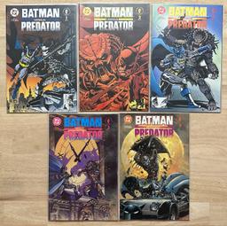 (5) Collection of Dark Horse-DC Batman versus Predator Comics