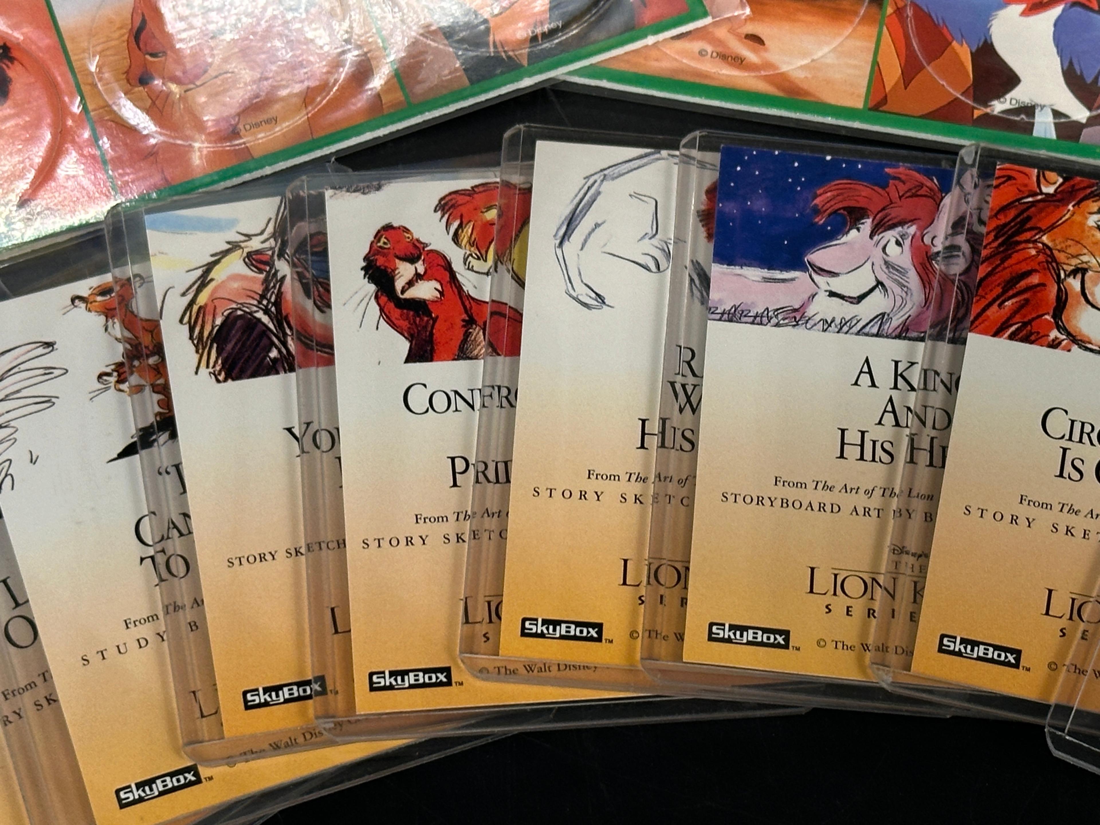 Vintage Lion King Collector's Cards