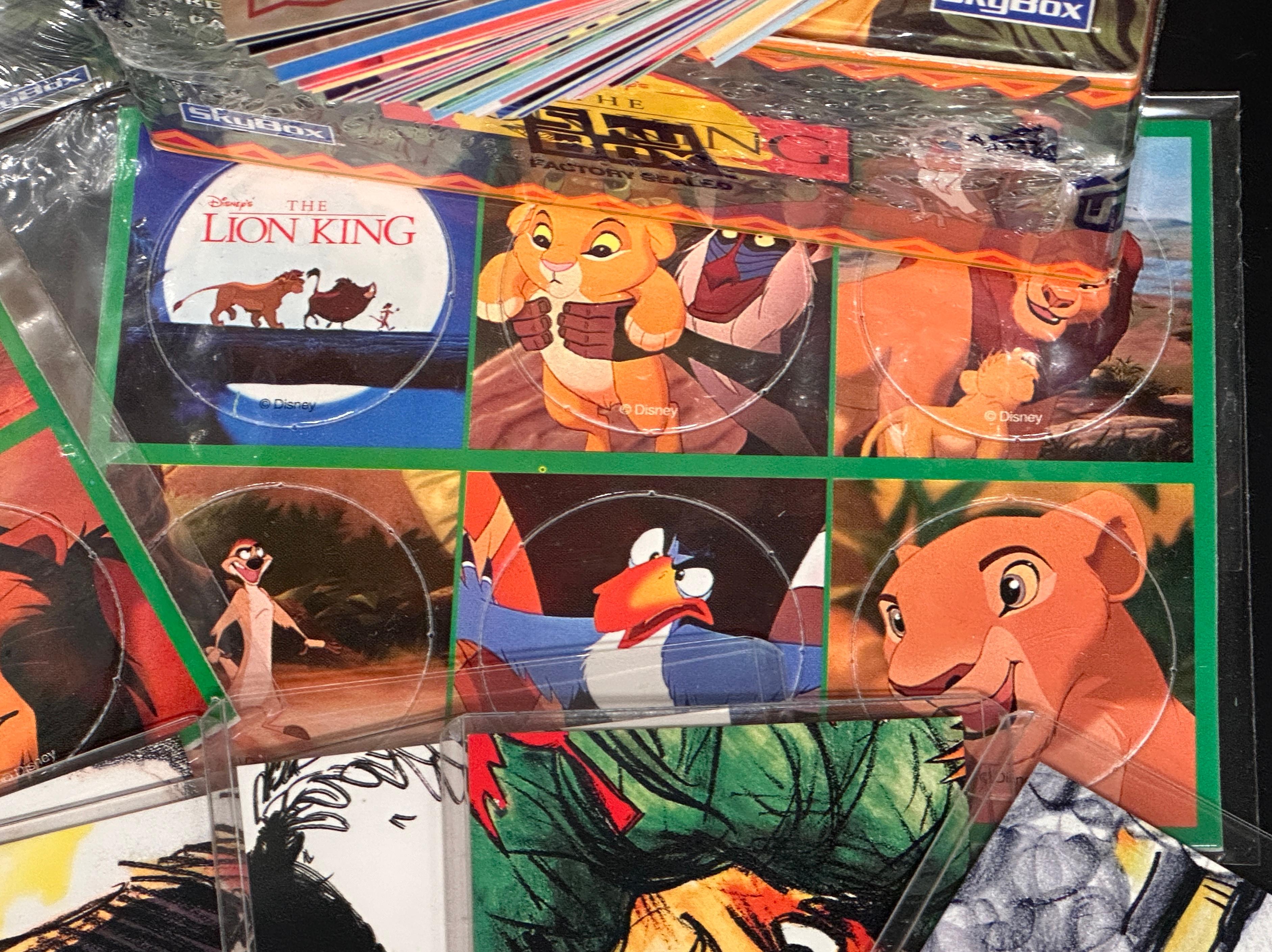 Vintage Lion King Collector's Cards