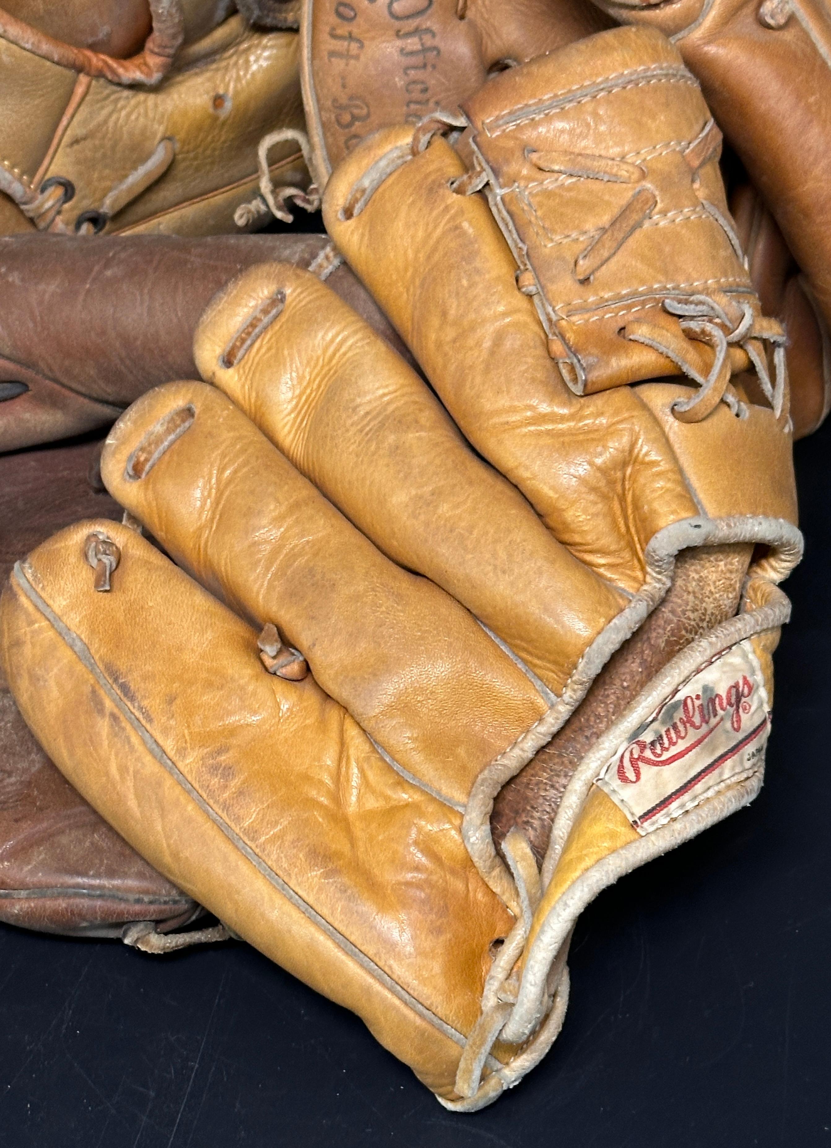 Vintage Baseball and Softball Gloves