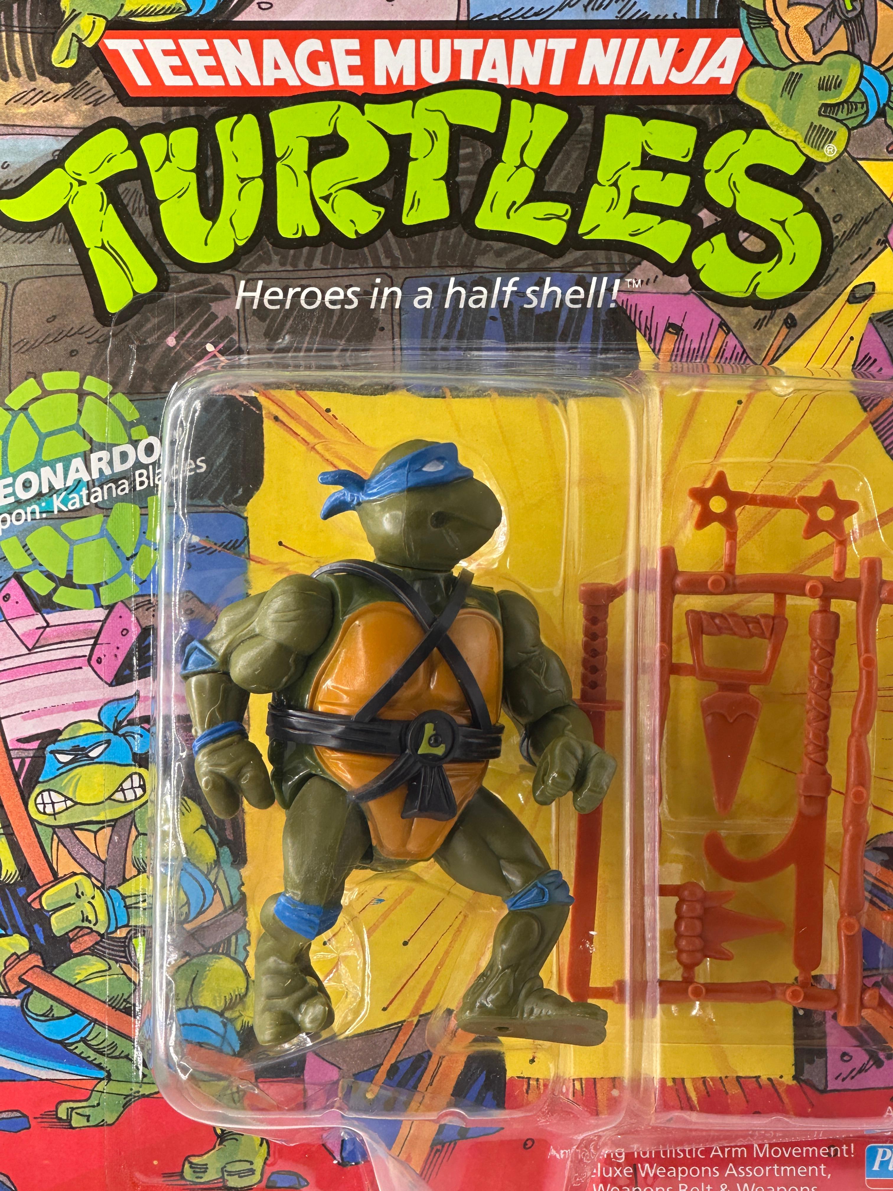 1988 TMNT/Teenage Mutant Ninja Turtles Playmates Leonardo Action Figure