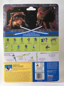 1992 TMNT/Teenage Mutant Ninja Turtles Playmates Movie III Splinter Action Figure