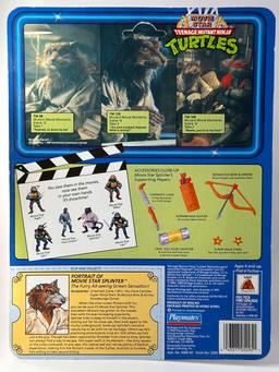 1992 TMNT/Teenage Mutant Ninja Turtles Playmates Movie Star Splinter Action Figure