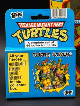 Assortment of Vintage TMNT/Teenage Mutant Ninja Turtles Collectibles and Memoribelia