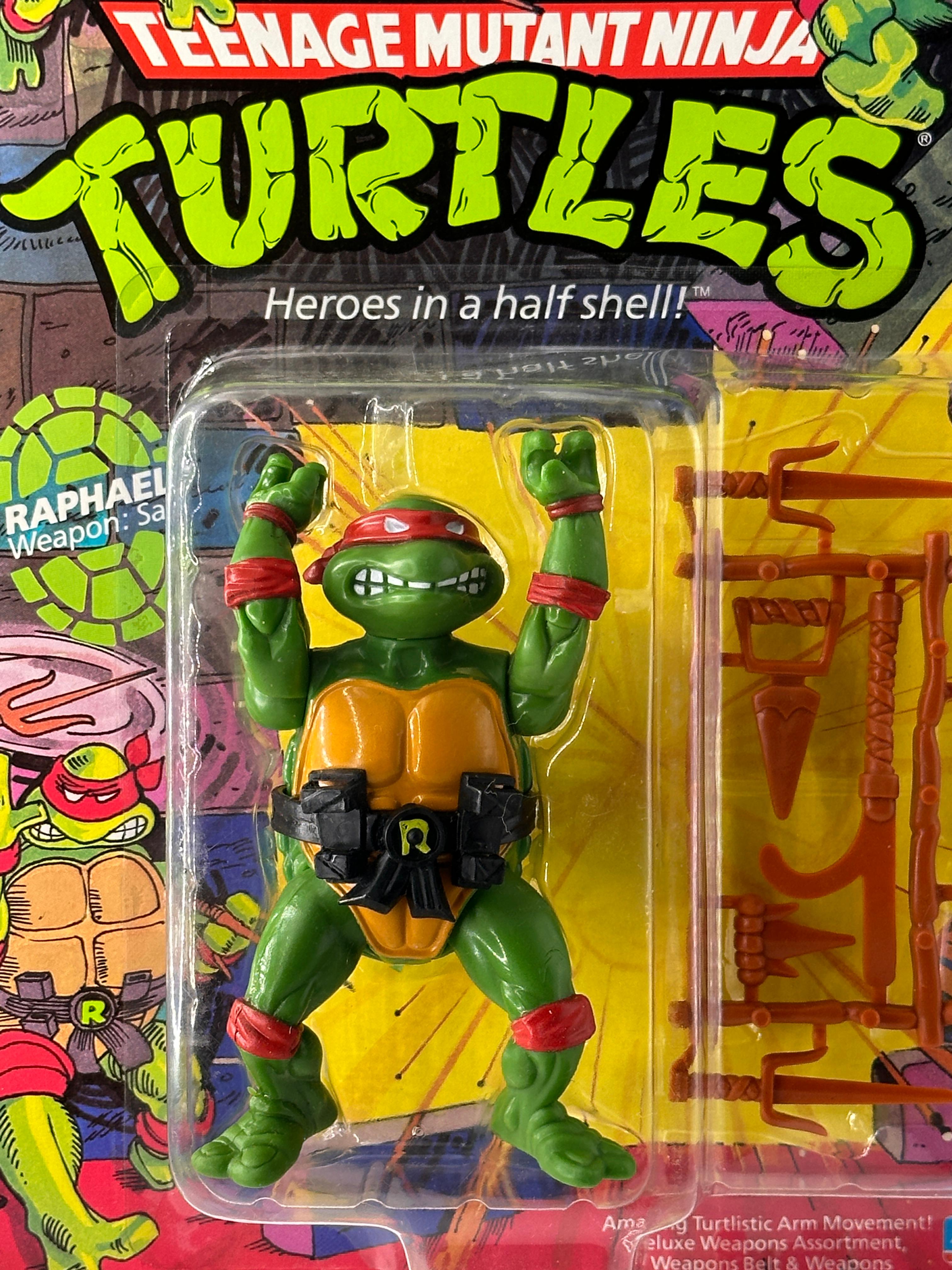 1988 TMNT/Teenage Mutant Ninja Turtles Playmates Raphael Action Figure