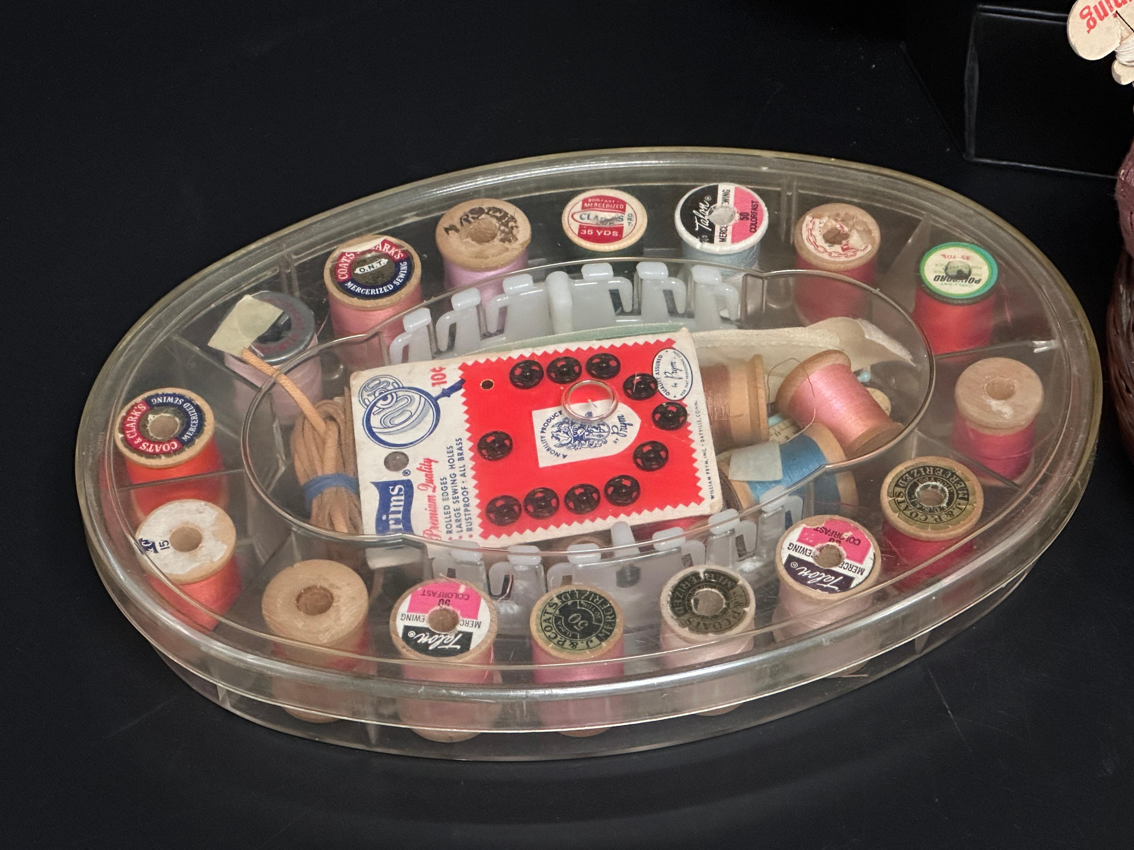 Sewing Thread with Vintage Cases