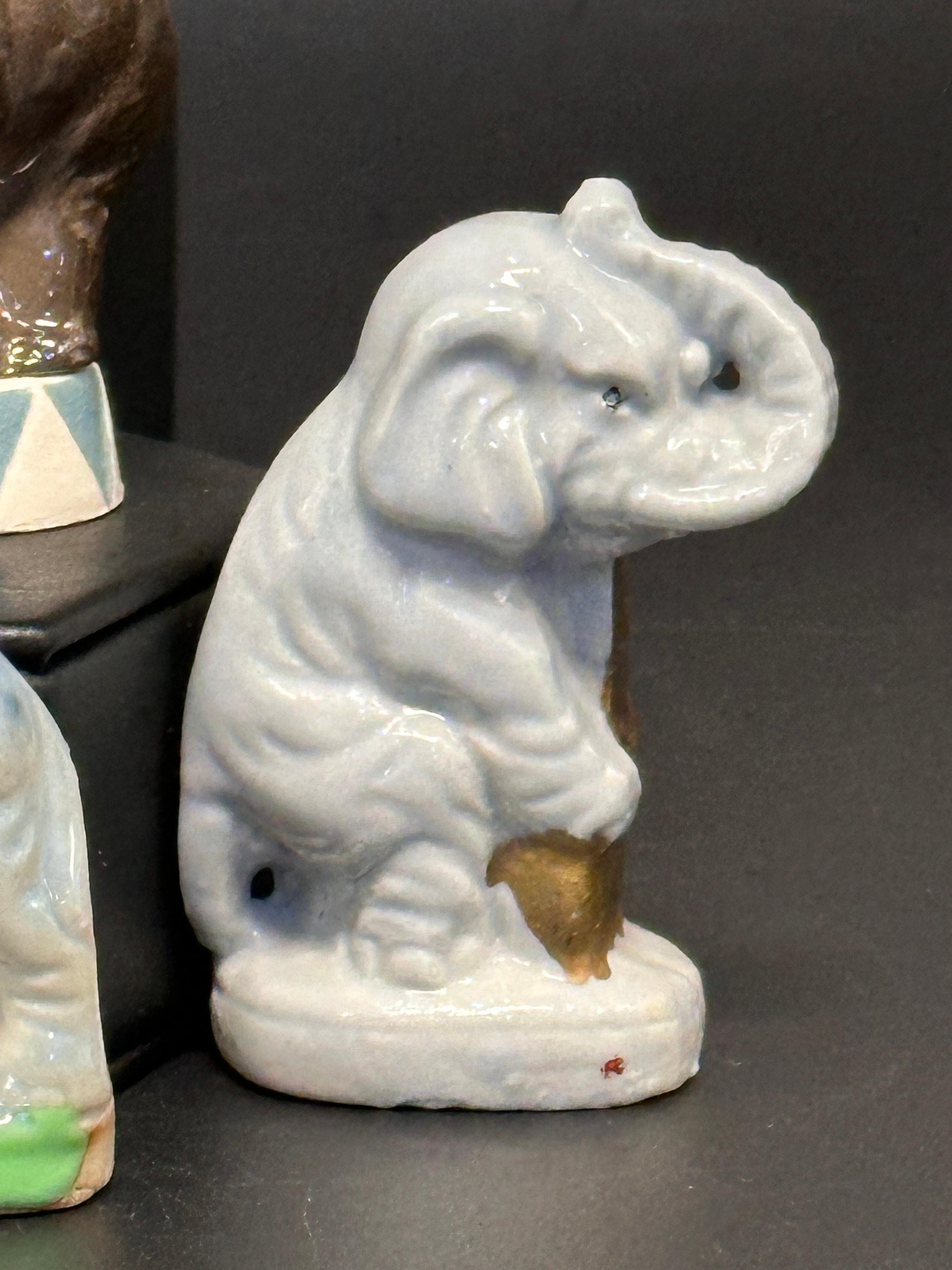 Collection of Porcelain Elephant Figurines