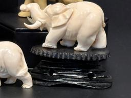 Collection of Elephant Figurines