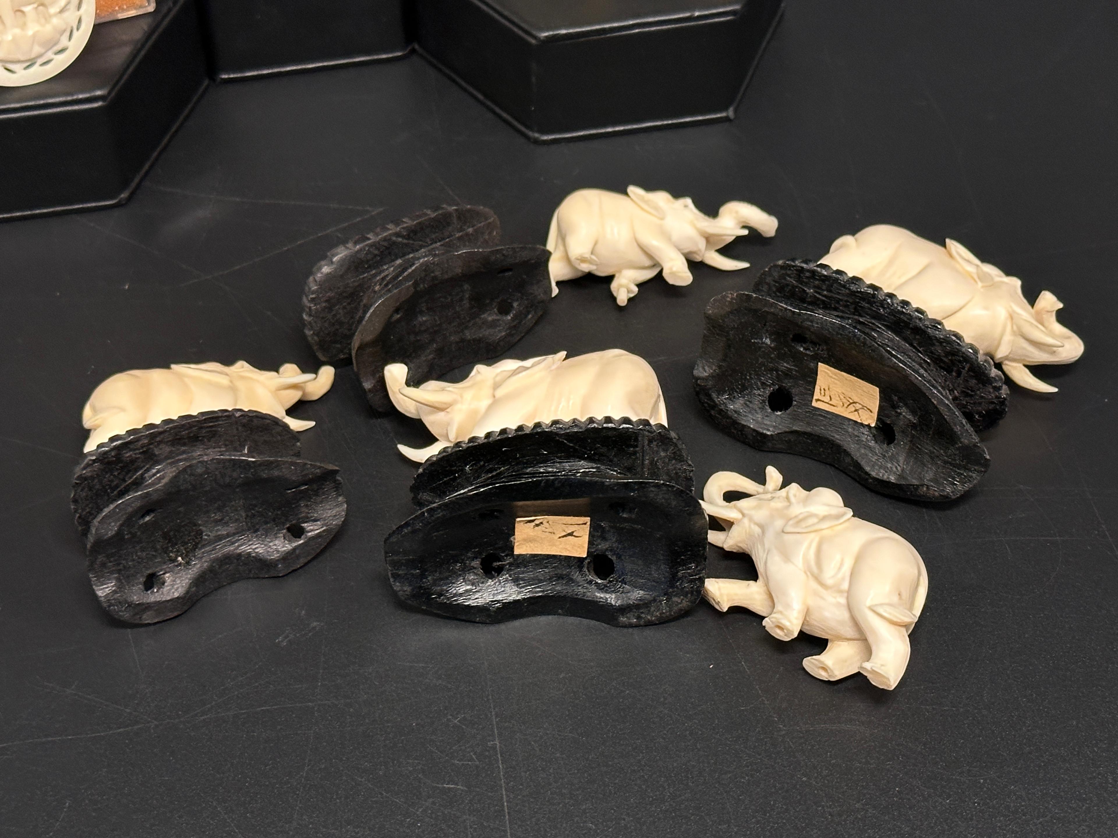 Collection of Elephant Figurines