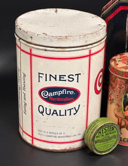 Collection of Vintage Tins