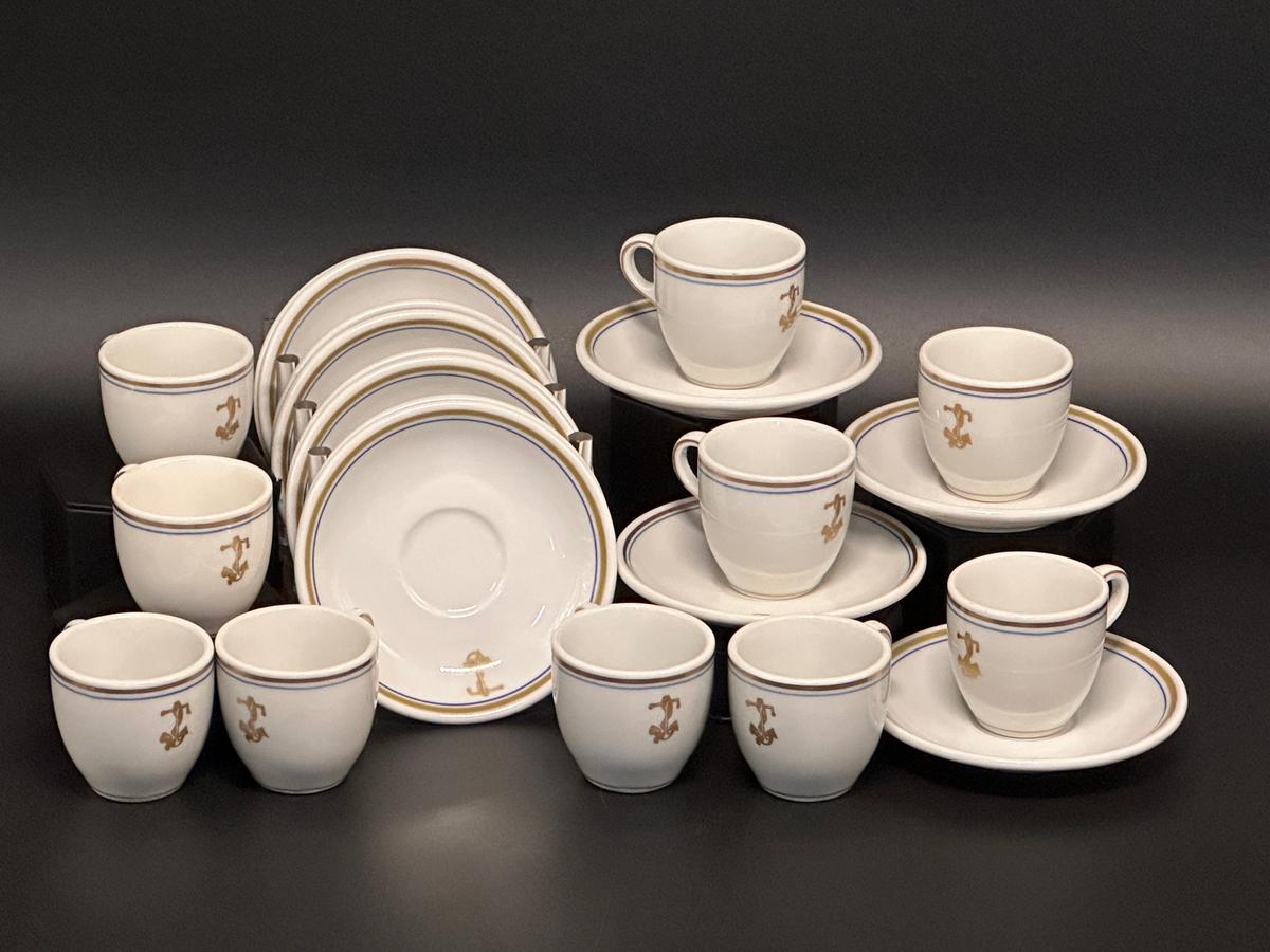 US Navy China Tea Cup and Saucer Collection