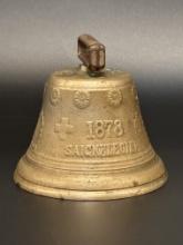 Vintage 1878 Saignelegier Chiantel Fondeaur Brass Coz/Goat Bell