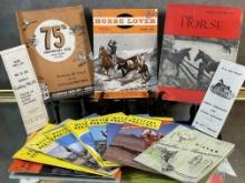 Assortment of Vintage Horse and Horse Related Reading Materials