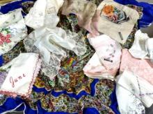 Vintage/Antique Handkerchiefs and Scarf