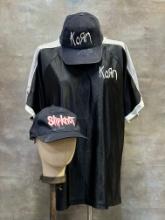 KoRn and Slipknot Hats and Shirt